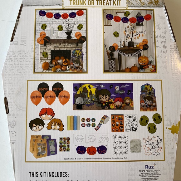 WIZARDING WORLD OF HARRY POTTER New 200 Piece Trunk Or Treat Kit TOT5 - Picture 6 of 6